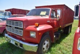 1989 Ford F600 Single Axle Grain Truck, 26,166 Mi