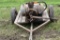 PTO Powered Air Compressor on 2 Wheel Cart