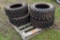 (4) 10x16.5 Skid Loader tires