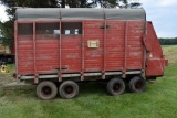 Gehl 810 Chopper Box, 16', Tandem Front and Rear Running Gears, SN 5934