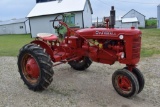 Farmall B Tractor, NF, Fenders, 10x24 Tires, Belt Pulley