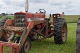 International 656 Diesel, Open Station, 3696 Hours Showing, 15.5x38 Tires, 2 Wheel Weights, 540 PTO,