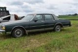1981 Chevy Caprice Classic Diesel Car, 5.7L Diesel Engine, 4 Door, Automatic, Loaded, AM/FM Radio