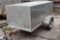 1998 Aluminum 8' x 4' x 31'' Single Axle Trailer, With Aluminum Ramp, Has Paperwork