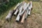 (7) Wooden Fence Posts