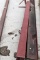 (1) 8' I Beam, (1) 13' I Beam, Metal Ladder