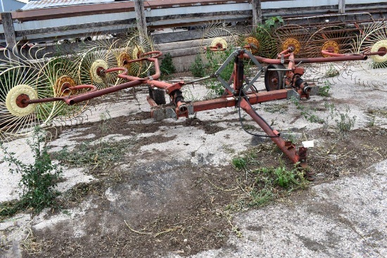 Tonutti RCS 10, 10 Wheel Hyd Fold Rake,