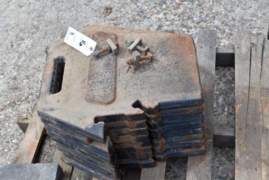 (8) Case IH Magnum Suitcase Weights