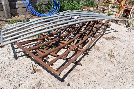 (5) Livestock Gates, Assorted Sizes, Some Rusted And Damaged