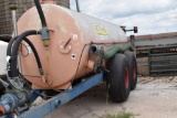 Better Built Model 3350 Manure Tank, Vacuum Tank, 540 PTO, Tandem Axle, 20.00/20 Tires