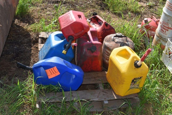 (8) Assorted Gas Cans