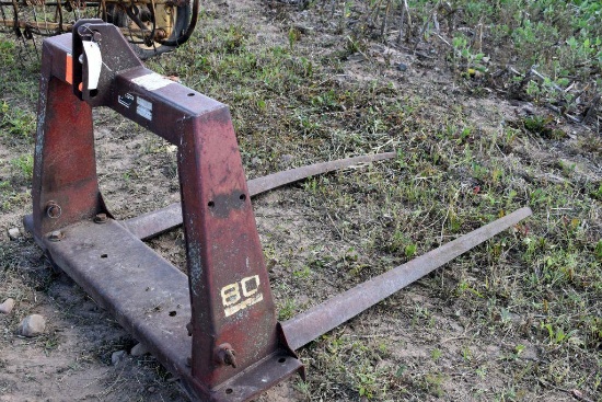 New Holland Model 80 3 Pt. Bale Mover, 48" Wide, Has not Been Used in Many Years
