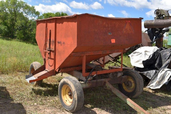 175 Bushel Gravity Box on 6 Ton Running Gear, Has not Been Used in Many Years