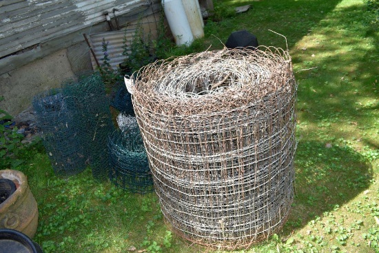 Assorted Metal Garden Fencing