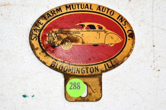 State Farm Mutual Insurance License Plate Topper