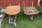 (2) Steel Wheel Barrels