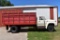 1979 Ford F600 Single Axle Grain Truck, 370V8, 5x2, 59,862 Miles, 15' Steel Box and Hoist, Very