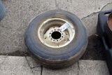 Uniroyal 11Lx15 Implement Tire on 6 Bolt Rim