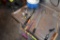 Assorted Ice Fishing Equipment with Bucket