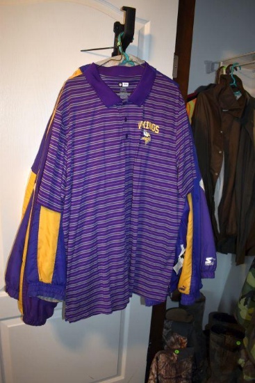 MN Vikings Sz XL Shirt, MN Vikings Coats