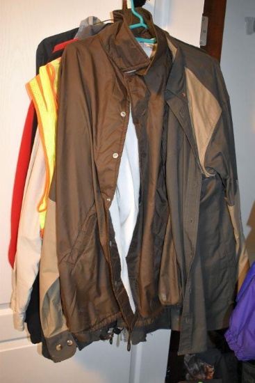 Assorted Coats & Vests: Sz XL, L