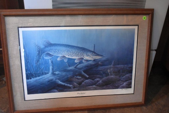 Framed "Predator" Print, 124/400