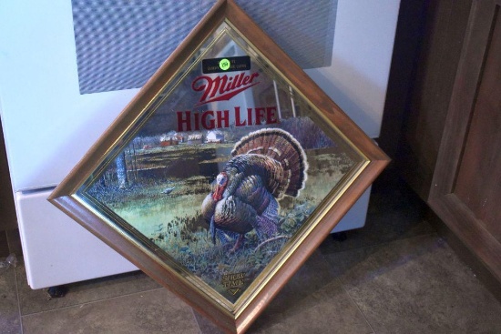 Framed Miller High Life Wildlife Printed Mirror