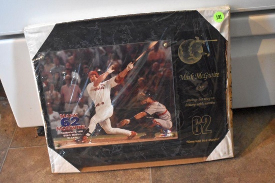 Mark McGwire 62 Homeruns Plaque