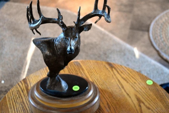 "Midnight Crossing" By Dick Idol Ornamental Deer Display, 194/1500