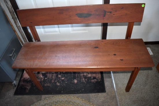 43"x16"x29" Wood Bench