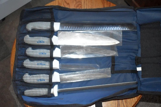 Syscoware Knife set in Roll Up Case