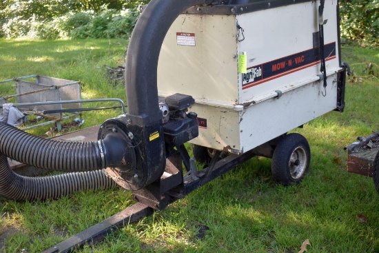 AgriFab Mow-N-Vac Pull Type Leaf Vac, B&S 5hp Engine, Motor Free