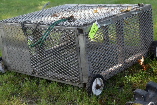 Aluminum Crate on Wheels