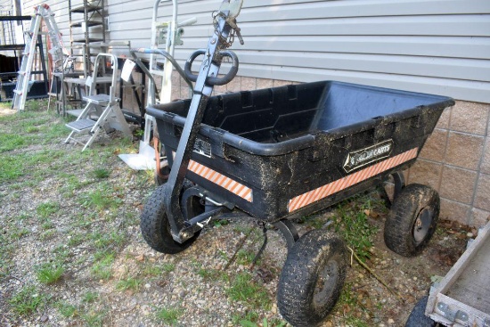 Gorilla Carts Poly Dump Cart