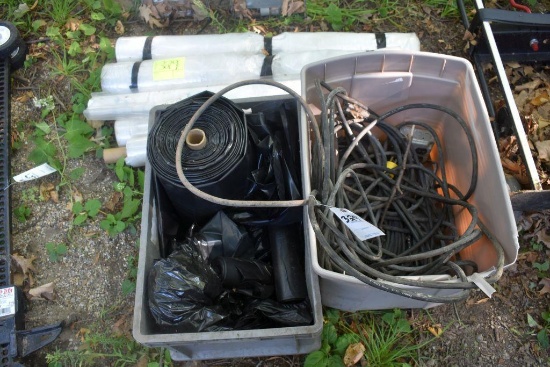 Rolls of Plastic, Extension Cords
