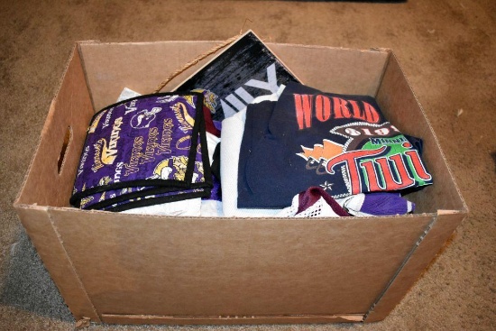 Assorted Sports Related Clothing and Apparel