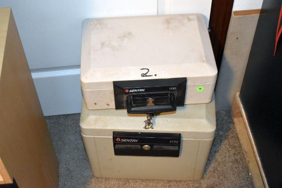 (2) Sentry Safes, Unknown Condition