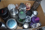 Large Assortment of Thermos, Tumblers
