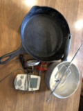 Griswold #8 Fry Pan, Injector, Digital Therm.