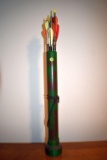 Assorted Arrows in Homemade Holder