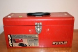 Tool Box Containing Broad Heads and Other Archery Accessories