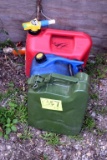 (3) Gas Cans