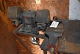 5'x2' Metal Welding Table with Vise and Bench Grinder