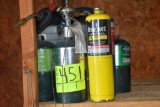 Assorted Propane Containers and Torch Heads