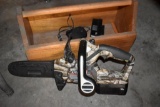 Black and Decker 18V Electric Chainsaw with Wood Tool Box
