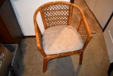 Wicker Chair with Cushion
