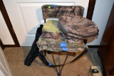 Foldable Hunting Chair and Seat Pads