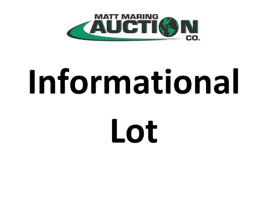 Auction Terms and Information