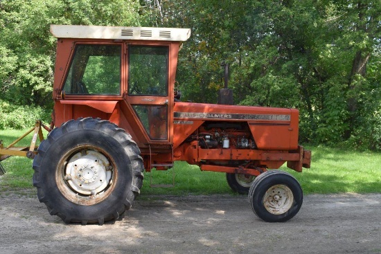 Allis Chalmers 185 Diesel Tractor, 2WD, 16.9x28 Tires, 2 Hydraulics, 3pt., 540PTO, Cab, 3,898