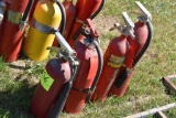 (4) Assorted Fire Extinguishers
